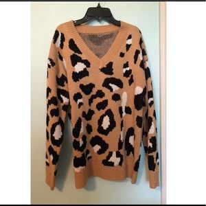 Cheetah Print Sweater